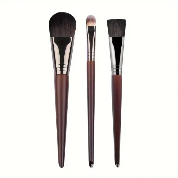 3 teiliges Pinselset - Concealer, Foundation & Maskenpinsel
